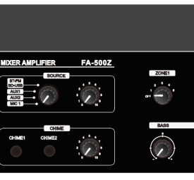 Ampli 3 zone CMX FA120Z