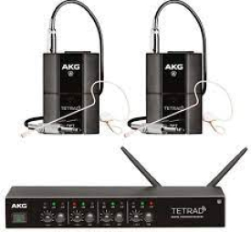 Micro không dây cài đầu AKG DMSTETRAD PERFOMER SET