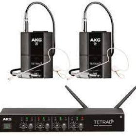 Micro không dây cài đầu AKG DMSTETRAD PERFOMER SET
