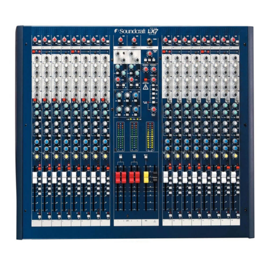 Mixer Sound Craft LX7II/16